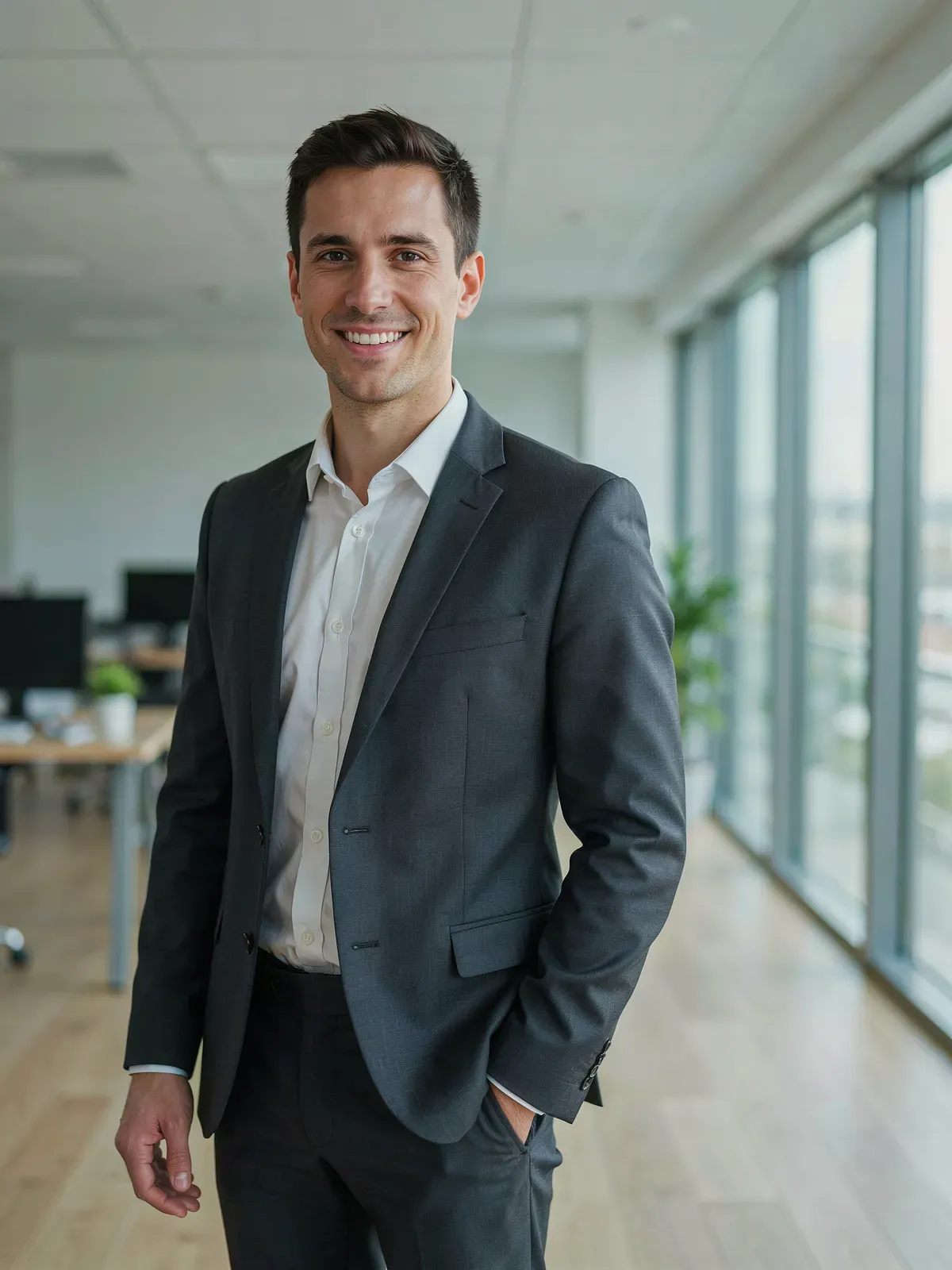 Empreendedor da Comunidade Vida Mais em escritório